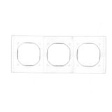 R-TV-SAT pass through aerial socket, atten.: 10dB, cream white/electro white