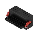 PCB plug-in connector, female plug, 7.62 mm, Number of poles: 8, 180°, PUSH IN with actuator, Tension-clamp connection, Clamping range, max. : 10 mm², Box