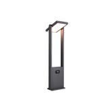 Malawi hybrid solar LED pole 60 cm anthracite rechargeable motion+dusk sensor