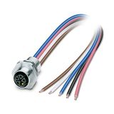 SACC-E-M12FSL-4FE-M16XL/0,2 - Device connector front mounting
