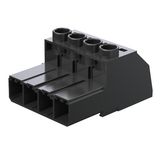 PCB plug-in connector, male plug, 7.62 mm, Number of poles: 5, 180°, Clamping yoke connection, Clamping range, max. : 6 mm², Box