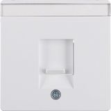 Centre plate dust prot. slider, lab. field, Q.1/Q.3, p. white velvety