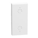 LIGHT NOW KEY COVER 2DIMMER 1 MODULE WHITE