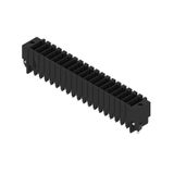 PCB plug-in connector, male header, Solder flange, THT/THR solder connection, 3.50 mm, Number of poles: 36, 180°, Solder pin length (l): 1.5 mm, tinned, black, Reel