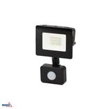 LED FLOODLIGHT SMD KASTEL 10W 4000K 800LM IP65 PIR BLACK