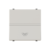 Push-button, SP with light symbol - 2M - Dune