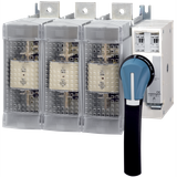 Fuse combination switch body 2P 800A for knife-edge fuse size 3. NF an