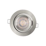 LED spot set Recess Simple DIM adjustable 3×4.9W 2700K brushed nickel