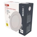 LED recessed luminaire NEXXO, round, white, 7W, neutral white