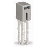 Jumper insulated IN = IN terminal block gray