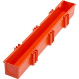 S 1 PE Recess rail, for Concrete installation, orange