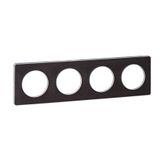 ODACE TOUCH cover frame 4V WENGE/ALUMINIUM