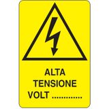 Rectangular danger sign - 330 x 500 mm