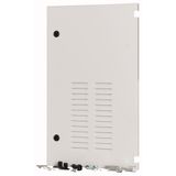 XTSZDSQV4R-H700W425 Section wide door, ventilated, right, HxW=700x425mm, IP42, grey
