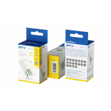 Microwave motion sensor CM-12-P, max. 1200 W, detection angle 360°, range 15 m