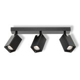 LED SPOT ANGULAR 3XGU10 BK OSRAM