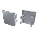Aluminium Profile 2m V/A end cover