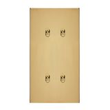 Art d'Arnould universe Epure four two-way switch or switch - gold mirror