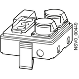 BD2-AK1/2CEE163S14 TAP-OFF UNIT 16A / 2X1POL D01+2 X3P.CEE