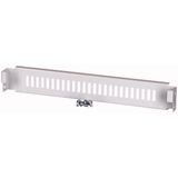 Front plate, ventilated, HxW= 50 x 400mm