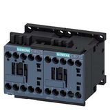 Reversing contactor assembly with IO-Link, AC3, 4 kW/400 V, 24 V DC 3-pole S00