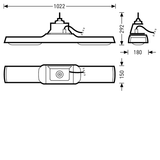 Suspended luminaires ViaCon H CLO (normal) Lens Anthracite ET 46W 6800lm 70 symmetric wide (SB) IP66 IK06 5 SDCM 6997540