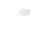Installation element L 110 B 110 H 55 colour: white
