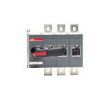 OTHV-series 3-pole front operated base mounted switch disconnector sui