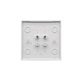 Buttoms for quadruple pushbutton / double roller blind pushbutton without pictogram, (rocker), Simon 24, IP20, graphite mat