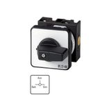 T0-2-8517/EZ Eaton Moeller® series T0 Changeoverswitches, T0, 20 A, centre mounting, 2 contact unit(s), Contacts: 3, 90 °, maintained, Without 0 (Off) position, Betrieb-Aus-Einrichten, Design number 8517
