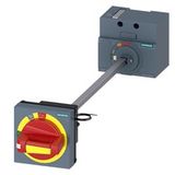 door mounted rotary operator EMERGENCY OFF IEC IP65 with door interlock 24 V DC lighting kit