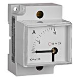 SACI EC5VR 45x52,5 Ammeter direct, DIN rail mounting, 0-10A