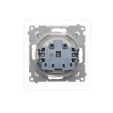 END OF PRODUCTION - AVAILABLE UNTIL STOCK LASTS, RTV pass-through aerial socket, (module), Simon 54, IP20, Bronze matt, metalic