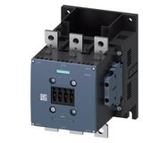 power contactor, AC-3e/AC-3 265 A, 132 kW / 400 V without operating mechanism 3-pole, auxiliary