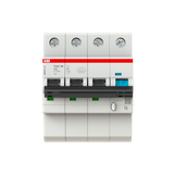 Earth Leakage Protection with Overcurrent Protection C Kar, 25A, 30mA, 10kA 3P+Prov. N