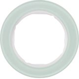 Frame 1gang, R.classic, glass p. white