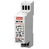 Electronic toggle timed relay, DIN rail mount