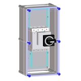 Switch encl. with NZM2 160-200A 4p