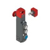 NG series safety switch with lock and integrated control devices, with actuator