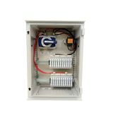Photovoltaics, Assembled enclosure, Combiner Box, 1500 V, With fuse holder, Surge protection II, Cable gland, for wall mounting, Switch disconnector, Portrait, Central Inverter