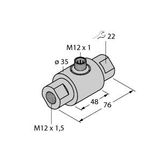 Flow Monitoring Inline Sensor without Integrated Processor   FCI-D03A4-NA-H1141/M12