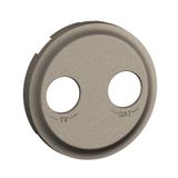 TV SAT SOCKET ROCKER TITANIUM