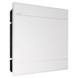 Flush-mounted distribution board SRp-36/2B, N+PE (2x18) IP40, white door