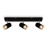 Spotlight, black-chrome matt, excl. 3xGU10/max.9W