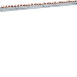 Insulated busbar 3P+N 80A fork 16mm² 58M