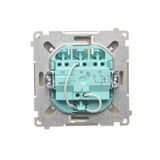 1/2 key with pictogram for electronic products, light gray matt