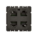 Data Socket Celiane Quadruple RJ45 Cat.6 STP