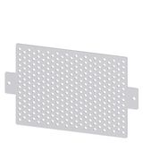ALPHA 400/630/1250 DIN assembly kit mounting plate perforated with section cover H = 150 mm,