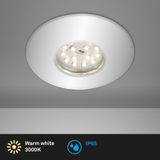 LED downlight, chrome, 1xLED-module/4,8W
