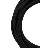 Textile Cable 3C Black 3m
